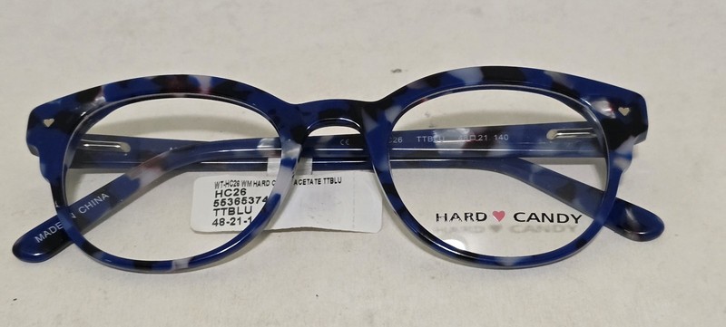 Hard Candy Eyeglasses Eye Glasses Frames HC26 TTBLU 48-21-140 gallery