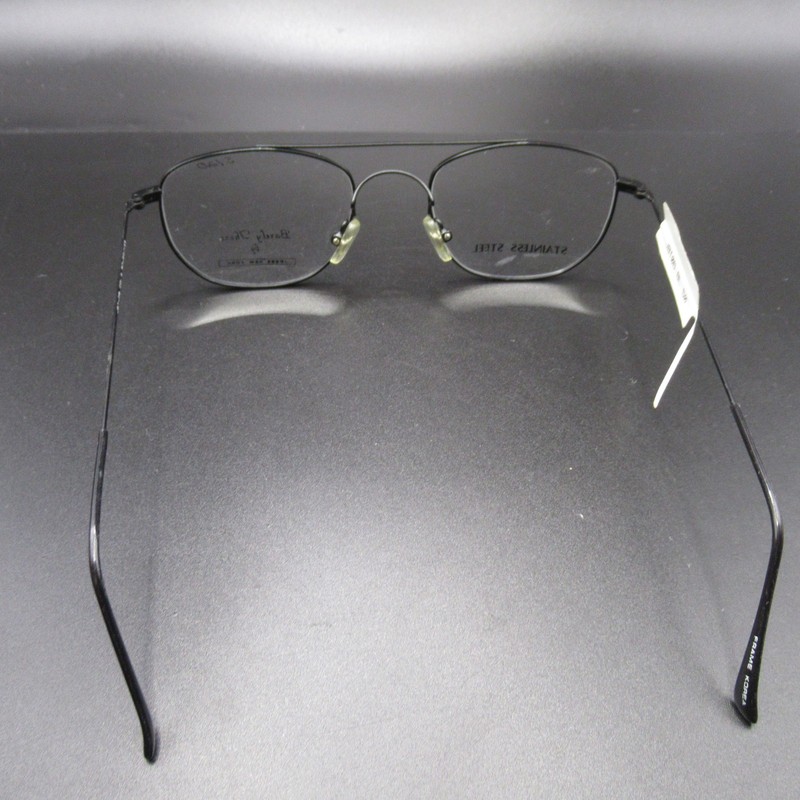 Barely There by Jones New York Eyeglass Frames JBT-06 Unisex Black Aviator gallery