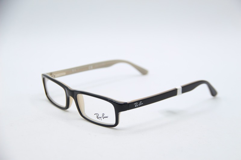 RAY-BAN RB 1517 3540 BLACK WHITE AUTHENTIC FRAMES EYEGLASSES 46-15