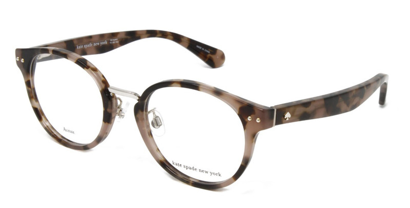 Kate Spade Asia/F 086 Women’s Eyeglasses Havana 50mm Round Plastic Optical Frame