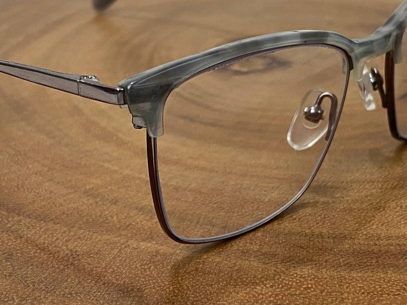KIO YAMATO Eyeglasses Frames KP 202U Grey Purple 53 18 151 mm Made in Japan gallery