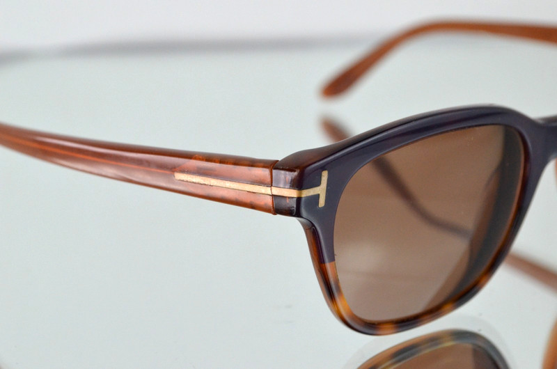 RARE Tom Ford "Benedict" Sunglasses/Eyeglasses Plum Tortoise/Gold Italy TF520 gallery