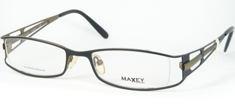 MAXEY by top look 9111 1 MATT CHARCOAL EYEGLASSES GLASSES FRAME 51-18-135mm