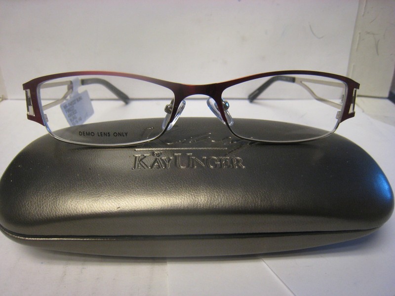 Walmart Eyeglass Frame FM9227 Women's Burgundy Rectangle Full Rim 53-16-140-26V gallery