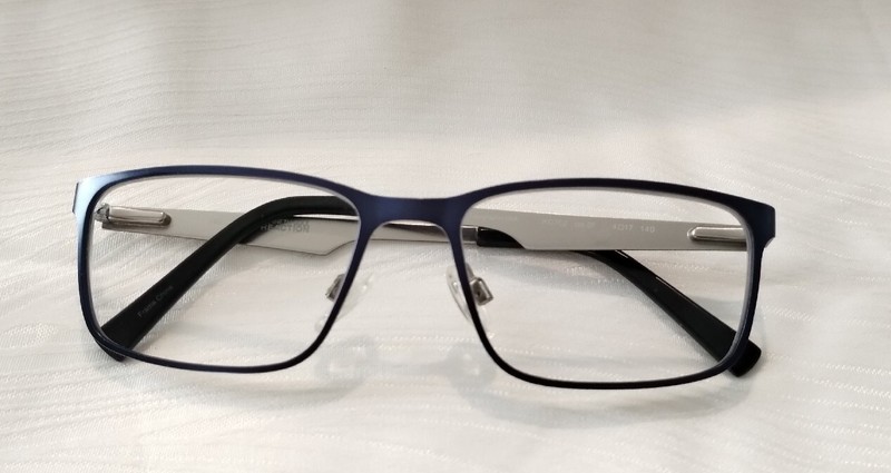 Kenneth Cole Reaction Eyeglasses KC762 Matte Navy /Black 54◾17 gallery