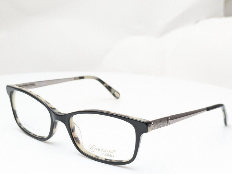 Emozioni by Safilo EM 4050 TCB White Black Women's Eyeglasses Frames 52-17-135 gallery