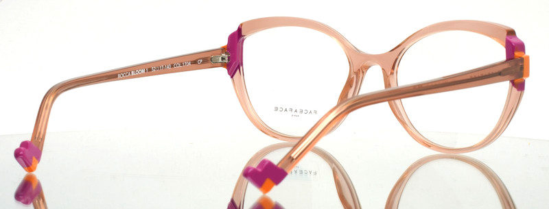 FACE A FACE Bocca Bloom 1 1704 Powdery Peach Womens Eyeglasses 52-17-140 B:43 gallery