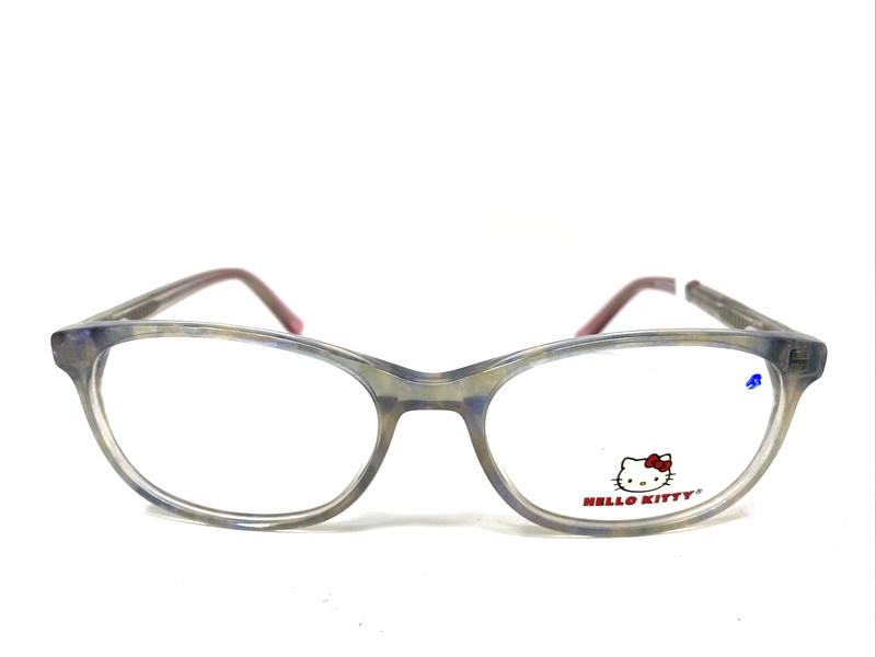 Hello Kitty HK 326-3 49-16-130 Gray Marble Full Rim Eyeglasses Frame S406