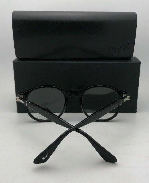 New PERSOL Rx-able Eyeglasses 3144-V 95 49-22 145 Classic Black w/ Spring Hinges gallery
