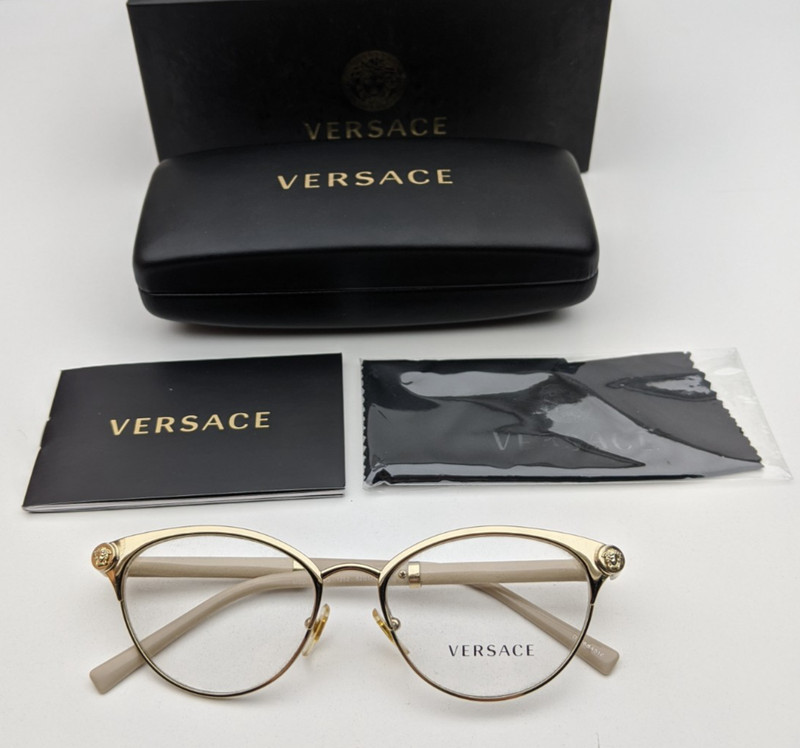 🕶️Made in Italy! Versace MOD.1259-Q 1252 Eyeglasses 52/17 140 /EUBOX3🕶️