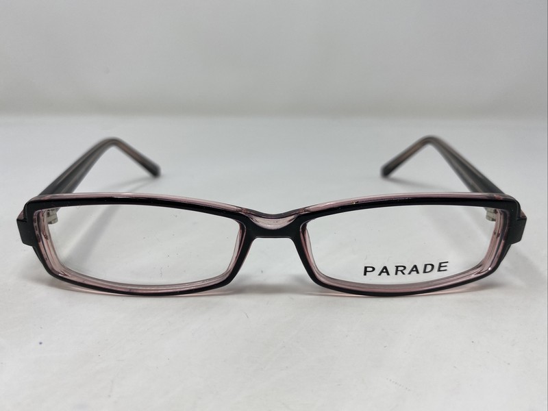 Parade Eyewear 1704 BLACK/PINK 51-17-135 Plastic Full Rim Eyeglasses Frame BS94