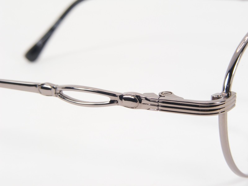 Gormanns 9-4122 Gunmetal UNIQUE RARE EYEGLASSES GLASSES METAL FRAME 48-20-130mm gallery