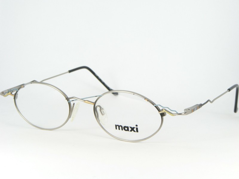 Maxi Art-Design 237 F987 VINTAGE GREY /SILVER /ORANGE /BLUE EYEGLASSES 45-18-130