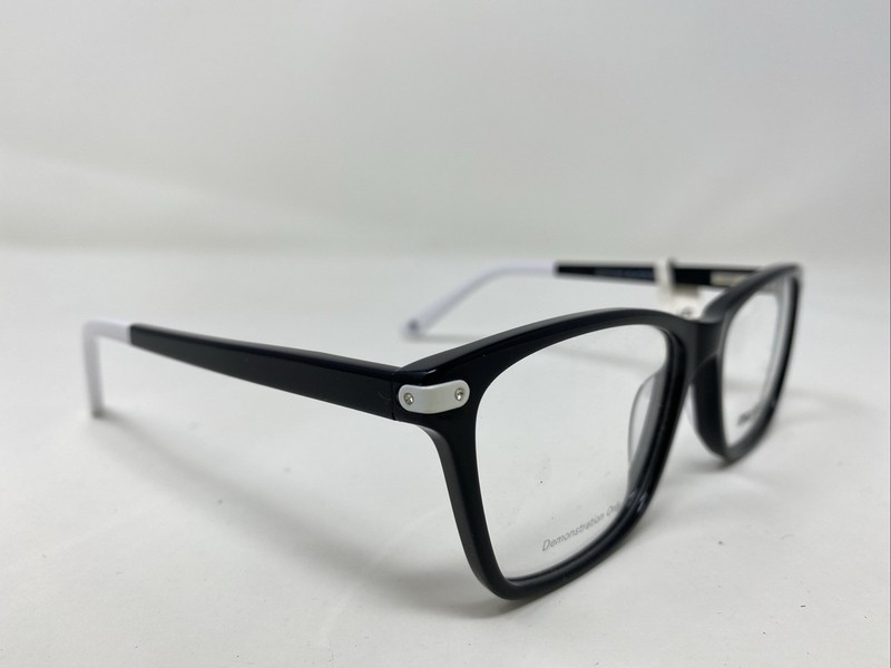 Marie Claire 6204 BLACK/WHITE 53-17-140 Plastic Full Rim Eyeglasses Frame +G23 gallery