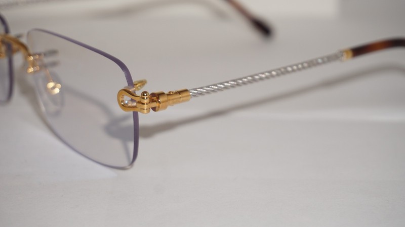 FRED New Eyeglasses Rimless Gold Plated FG50002U 032 56 16 145 gallery