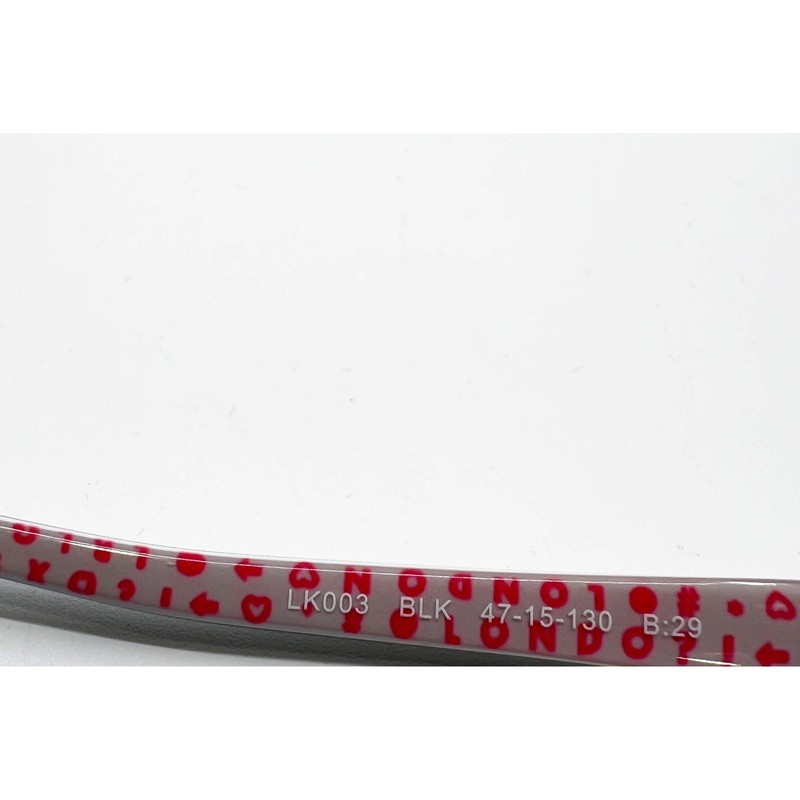 Lulu Guinness Eyeglasses Frames Kids Black Cat Eye LK003 47-15-130 gallery
