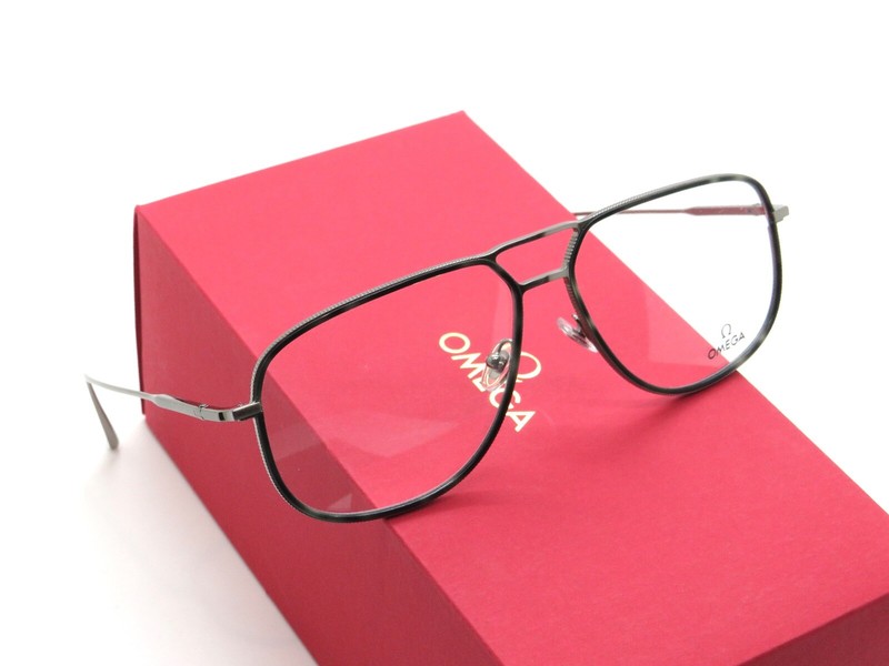 OMEGA OM5027/V 008 Shiny Gunmetal Authentic 59mm Eyeglasses
