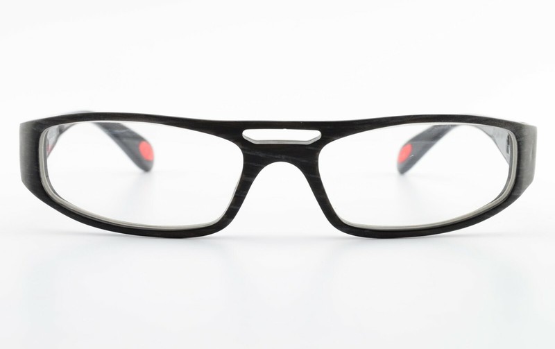 BUGATTI Eyeglasses Mod Odotype 223-063 Small Charcoal Marble Eye Frame France... gallery