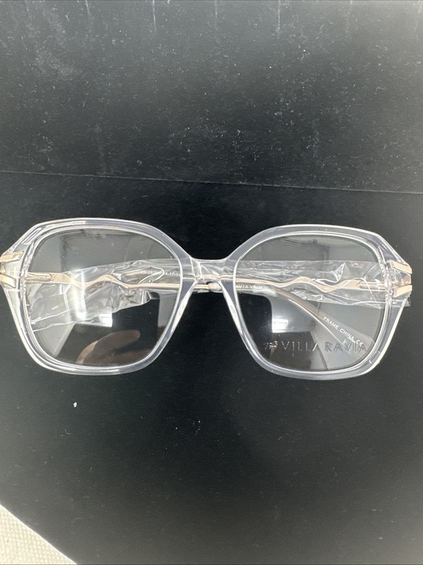 Villa Ravia Eyewear RV-2630 Crystal Eyeglasses with Wave Temples 54/17/140 gallery