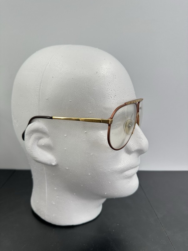 Vintage Alpina M1 60-12 West Germany 2-tone Metal Eyeglass 2266281 (Frames Only)