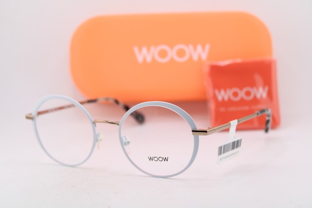 NEW WOOW STAR LIGHT 1 COL 9151 WHITE GOLD HAVANA AUTHENTIC EYEGLASSES 48-19