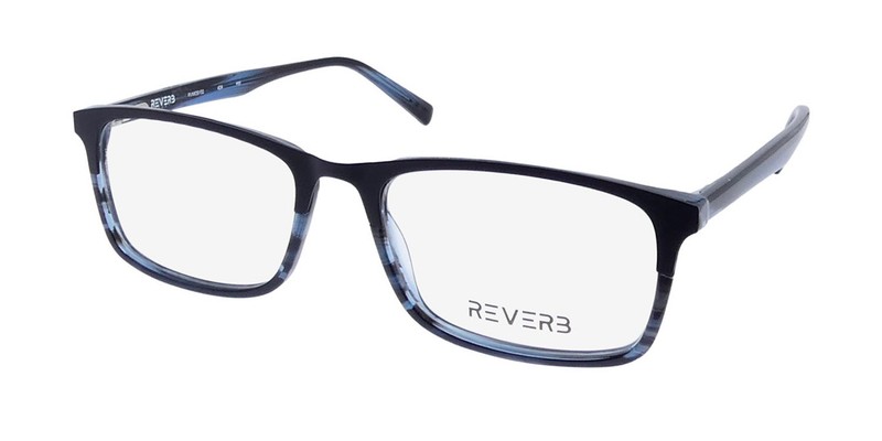 NEW REVERB RVMO5102 EYEGLASSES FULL-RIM BLUE VIETNAM 57-18-150 RECTANGULAR MENS
