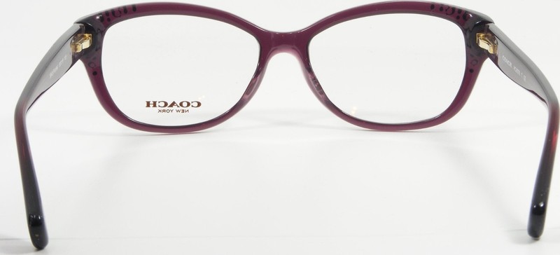 COACH HC 6076 5043 Purple / Gold Acetate Eyeglasses Glasses Frame 53-15-135 New gallery