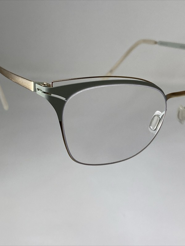 ETNIA BARCELONA “KEMI” 749CR18 Spain Mint/Gold Eyeglasses Frame 52-18-140 gallery