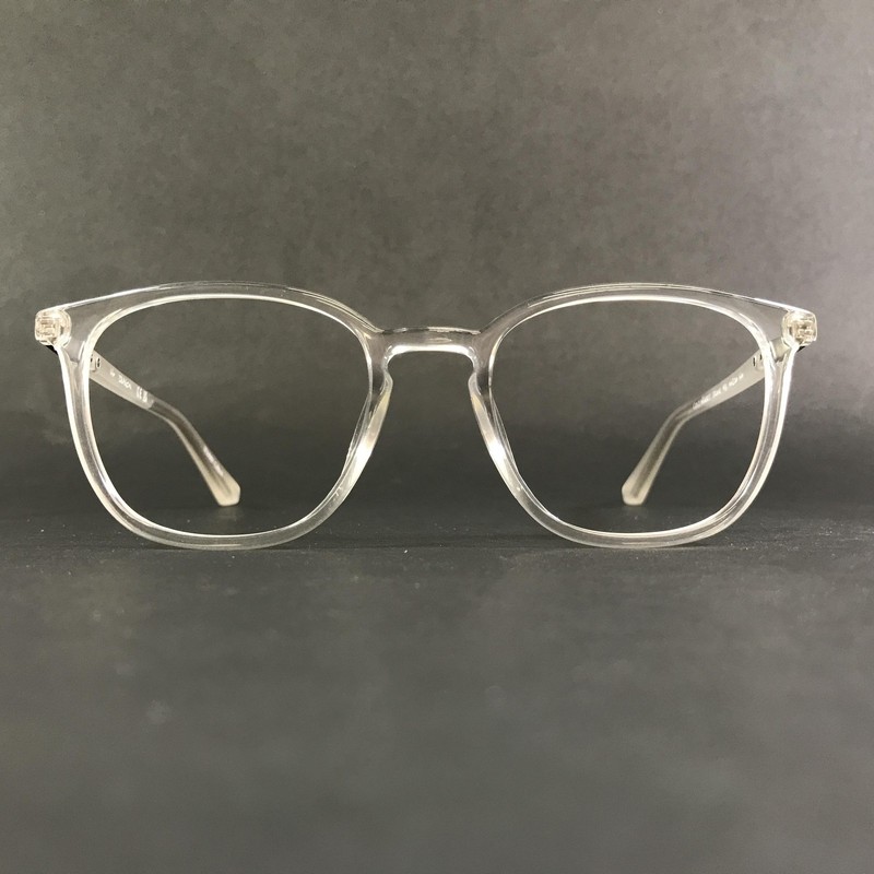 Dragon Eyeglasses Frames DR2021 971 Clear Crystal Square Full Rim 50-20-140
