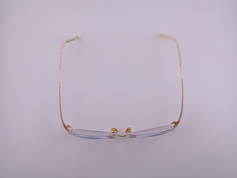 Flair Eyeglasses, Frames Only, FLAIR 976 Col 534, 52-17-135, Metal, Germany gallery