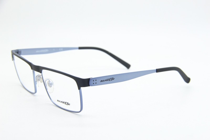 NEW ARNETTE SHYP 6120 707 BLACK BLUE AUTHENTIC EYEGLASSES 53-17