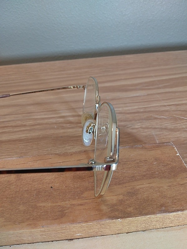 Rodenstock R2814 Eye Glass Frames Only Gold Rim GEP 130 C 53 16/19 gallery