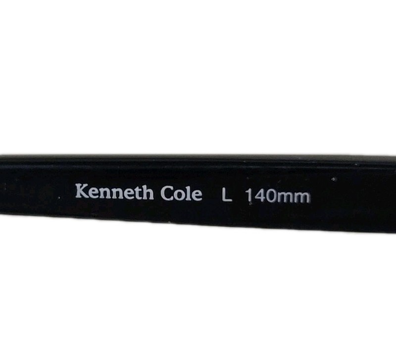 Vintage Kenneth Cole Jackie Oh! 300 Sunglasses Black Oval Frames 90s Retro 140mm gallery