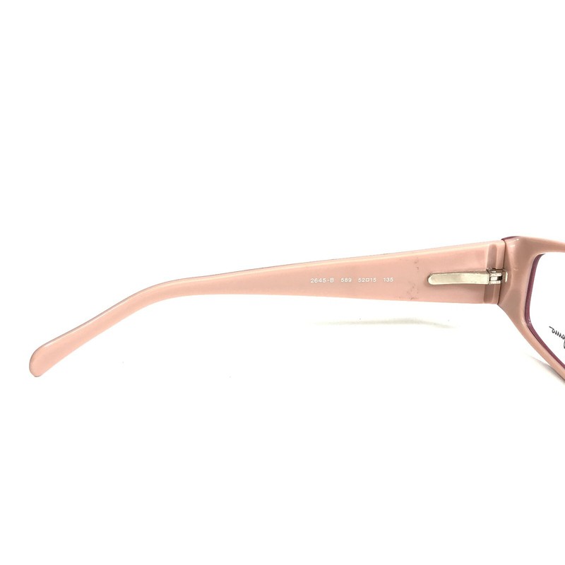 Salvatore Ferragamo Eyeglasses Frames 2645-B 589 Red Pink Beige 52-15-135 gallery