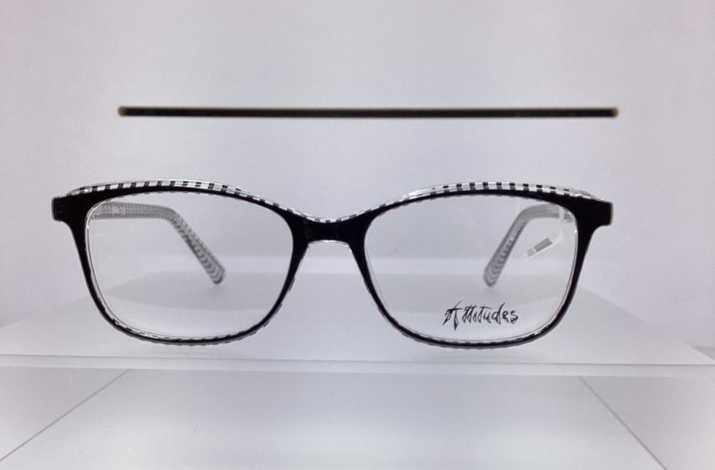 ATTITUDE Women’s Eyeglasses Frame Black #51 51-17-140 Optical Eyewear