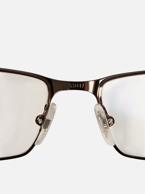 Versace 1181 Unisex Brown Italy Rectangle Frames Glasses Eyeglasses 53-17-140 gallery