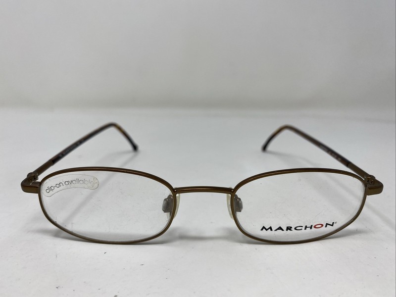 MARCHON Eyewear Italy 603 221 49-20-140 Brown Full Rim Eyeglasses Frame XR76