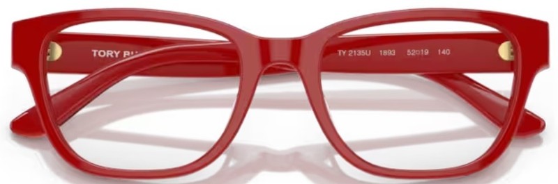 Tory Burch TY2135U 1893 Eyeglasses Women's Tory Red Full Rim 52mm gallery