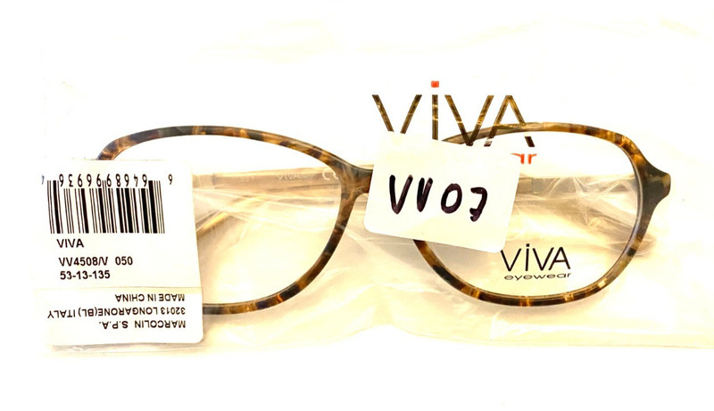 VIVA Eyewear VV4508 050 Tortoise 53-13-135 with Factory Demo Lenses gallery