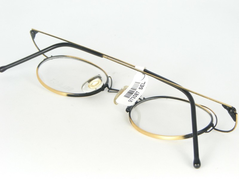 SELECT MOD 5143 1 GOLD SAND /BLACK EYEGLASSES GLASSES FRAME 39-24-140mm (NOTES) gallery