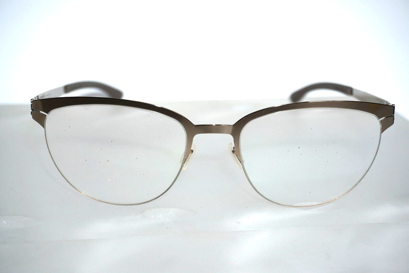 NEW AUTHENTIC IC BERLIN MODEL THE INGENUE SHINY BRONZE EYEGLASSES gallery