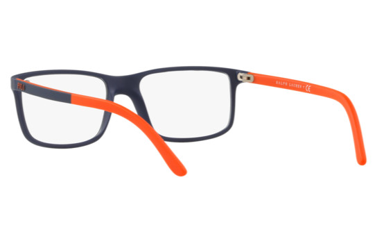 NEW POLO RALPH LAUREN PH 2126 5861 MATTE BLUE /ORANGE AUTHENTIC EYEGLASSES 55-16 gallery