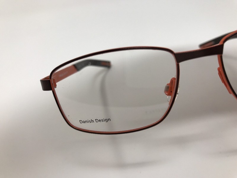 New! Inface Eyeglasses IF 8812 49-15-127mm Orange Black Frames NY71 gallery