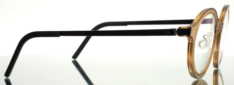LINDBERG Acetanium 1269 AK68 Crystal Brown Unisex Eyeglasses 47-25-135 B:41 gallery