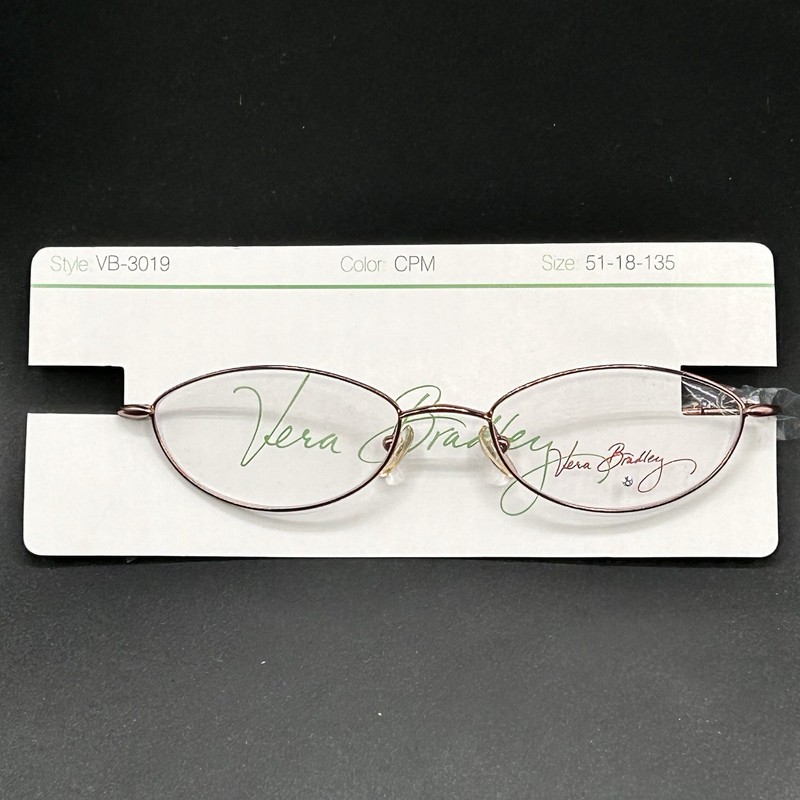 Vera Bradley VB-3019 Eyeglasses Frame Brown 51-18-135 Display