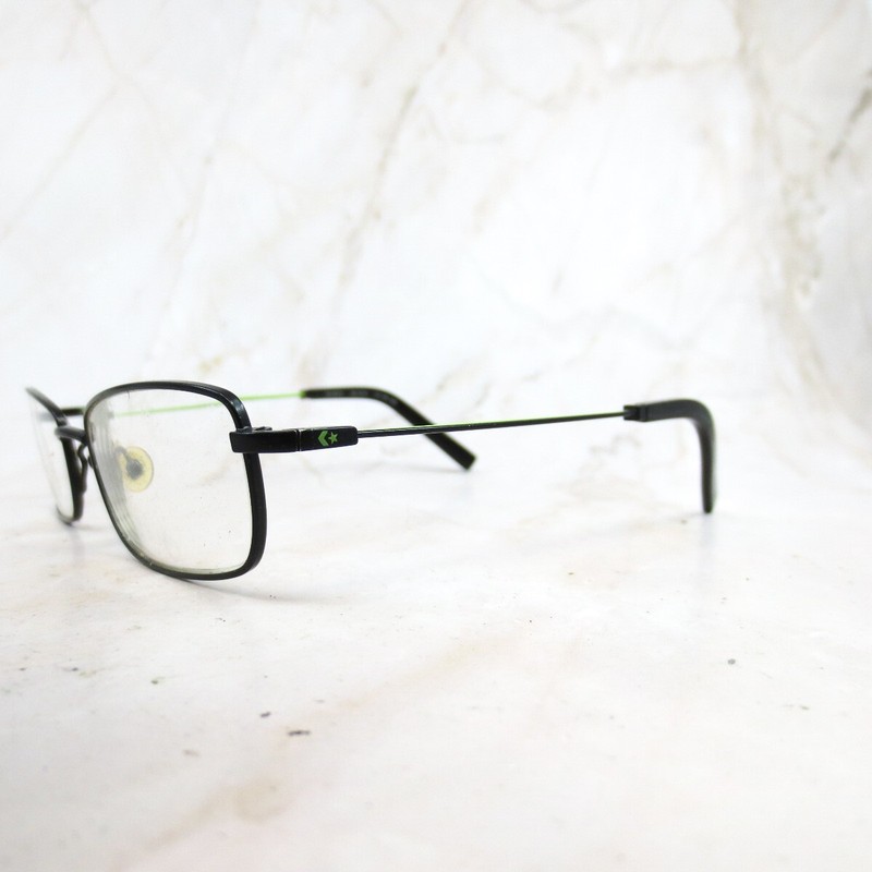 Converse Wired Eyeglasses Frame Men's Matte Black Full Rim Rectangular 51-18-140 gallery