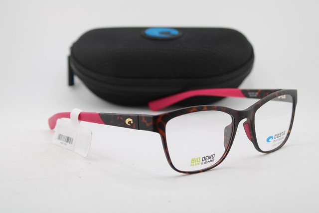NEW COSTA DEL MAR 0CR 210 166 HAVANA PINK MATTE AUTHENTIC EYEGLASSES 53-18 gallery