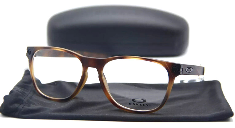 NEW OAKLEY OJECTOR OX8177-0556 SATIN BROWN TORTOISE AUTHENTIC EYEGLASSES 56-16