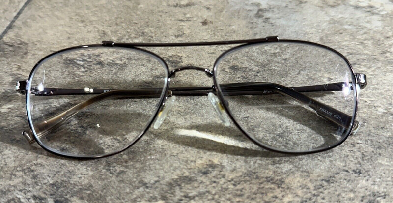 St Moritz STMM107 JAVA Brown Eyeglasses FRAMES ONLY 55-19-140mm DR1