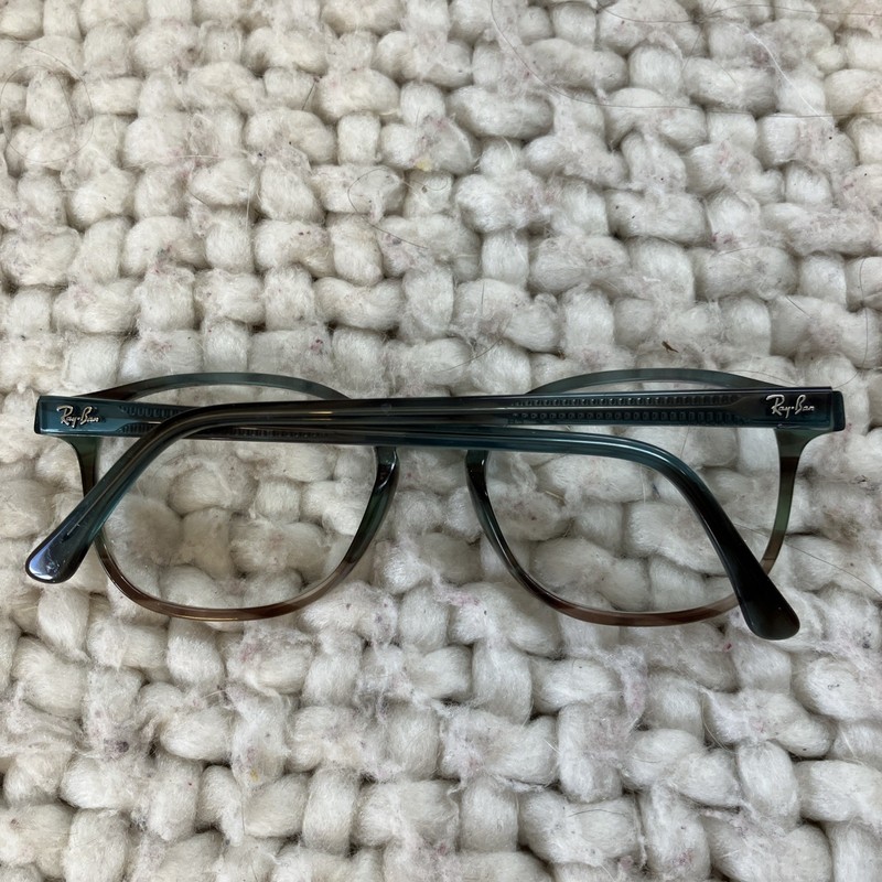 Ray Ban RB 5417 52-19-145 Blue Tortoise Translucent Eyeglasses Lens Only Trendy gallery